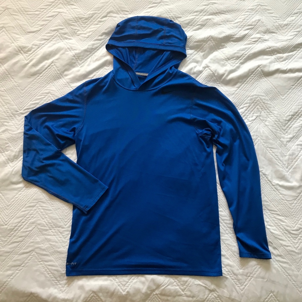 Nike Dri-Fit Long Sleeve Hooded Running Shirt